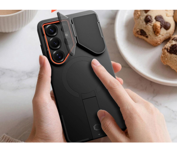 Tech-Protect Kevlar Aura Magsafe Galaxy S26 Ultra Black/Orange - 1500243 - zdjęcie 4